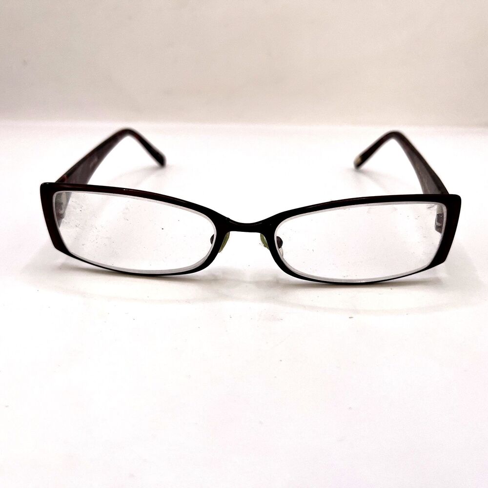 Jones New York Eyeglasses Burgundy Designer Frames Only Red 54-17-135